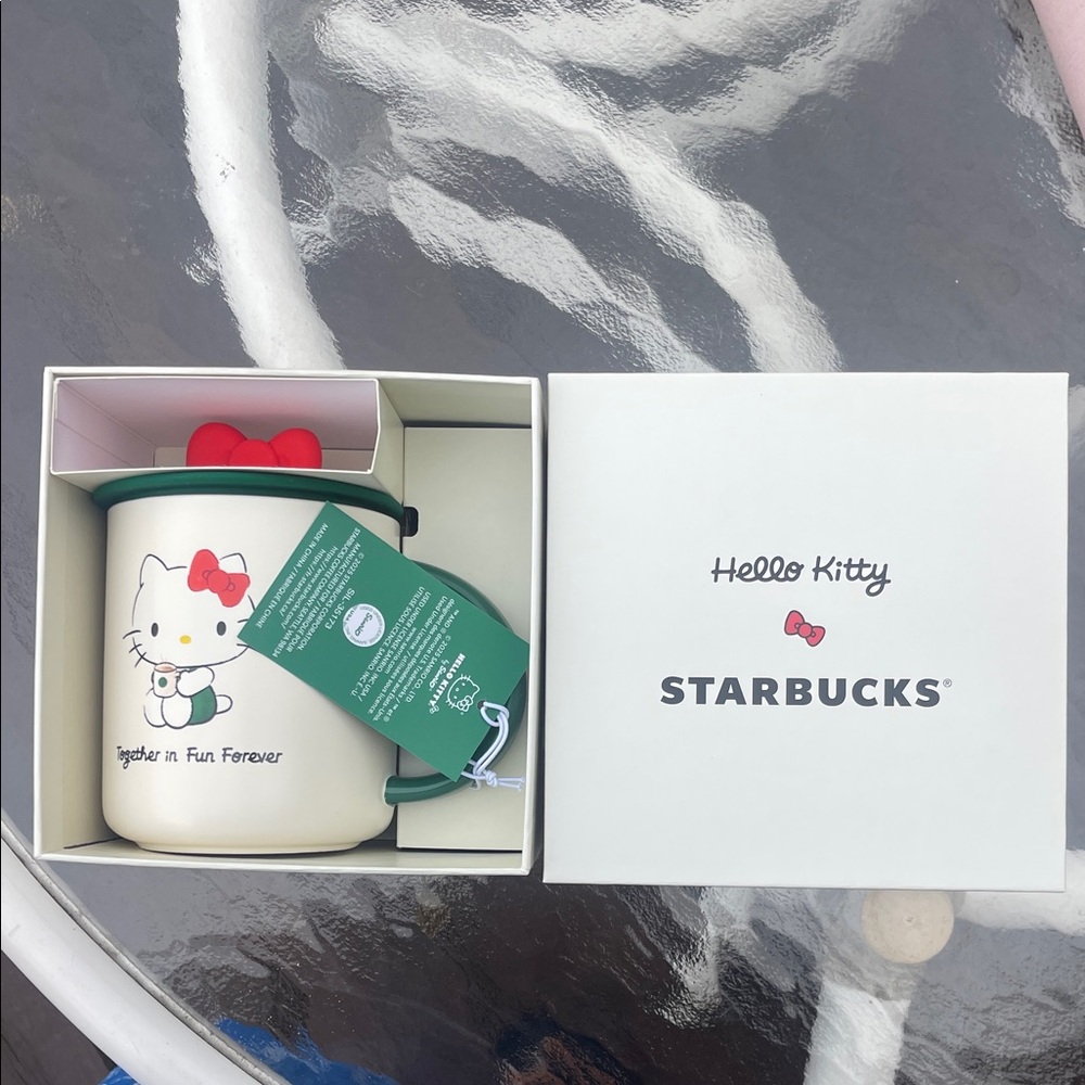Starbucks Hello Kitty Ceramic Mug 16 oz 2025 .Brand new